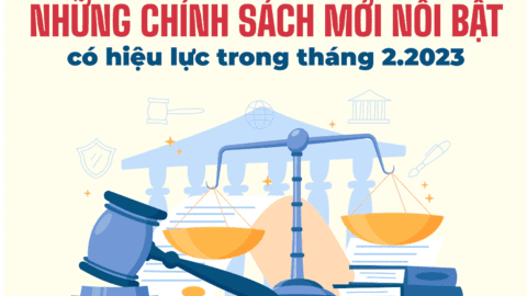 Những chính sách mới nổi bật có hiệu lực trong tháng 2/2023