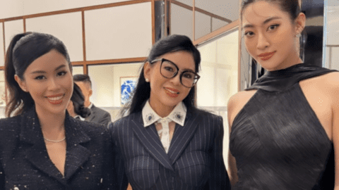Phu nhân tỷ phú Johnathan Hạnh Nguyễn và ái nữ so kè nhan sắc với Hoa hậu, “chặt” cỡ nào mà Lương Thùy Linh than áp lực?