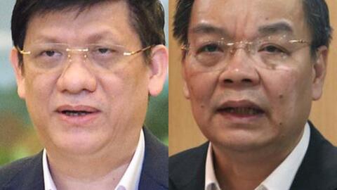 Vụ Việt Á: Hai cựu bộ trưởng Nguyễn Thanh Long, Chu Ngọc Anh hầu toà