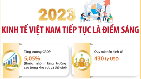 Năm 2023: Kinh tế Việt Nam tiếp tục là điểm sáng