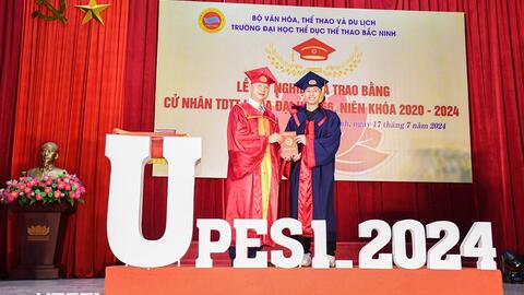 Trường Đại học TDTT Bắc Ninh tổ chức Lễ tốt nghiệp và trao bằng cử nhân TDTT năm 2024