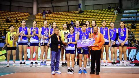 Tuyển nữ Việt Nam về nhì tại chặng 2 SEA V.League 2024