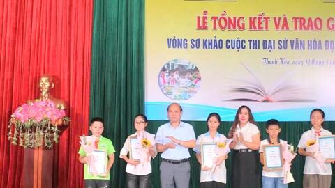 Trao giải Cuộc thi Đại sứ văn hóa đọc Thanh Hoá năm 2024