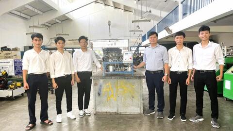Sinh viên Đà Nẵng chế tạo thiết bị lưu trữ hydrogen an toàn
