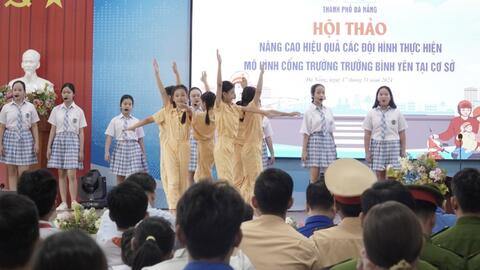 "Vì cổng trường bình yên" mô hình nhỏ, ý nghĩa lớn