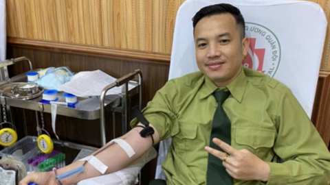 Hiến máu tình nguyện nối nhịp cầu nhân ái Việt - Lào