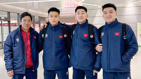 U22 Việt Nam có mặt tại Trung Quốc, sẵn sàng đấu U22 Hàn Quốc