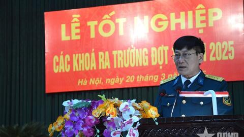 Học viện Phòng không - Không quân tổ chức Lễ tốt nghiệp các khóa ra trường đợt 1 năm 2025