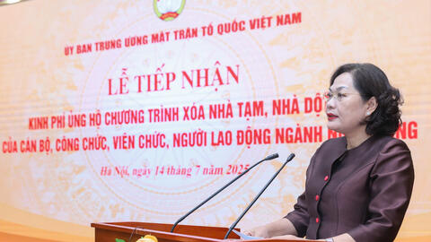 Chung tay vì cộng đồng: 1.366 mái nhà mới từ tấm lòng người làm ngân hàng