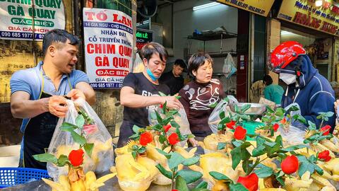 Thị trường rằm tháng Giêng: Thực phẩm dồi dào, giá bán giảm nhẹ