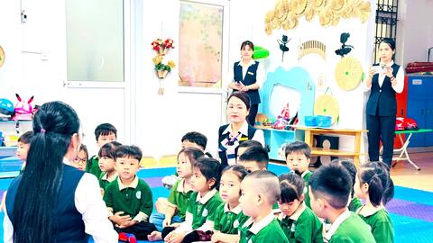 Xã Nam Phù: Lồng ghép quyền con người trong công tác giáo dục mầm non