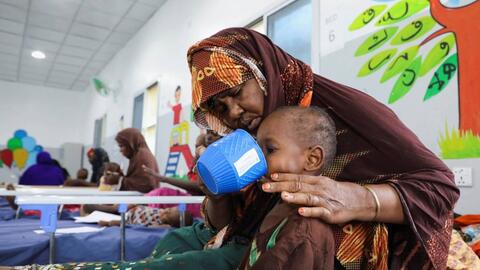 Tình trạng trẻ em suy dinh dưỡng ở Somalia thêm trầm trọng