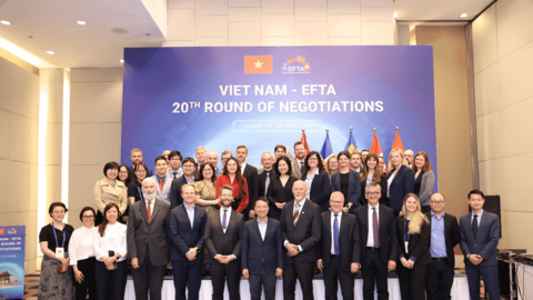 Kết thúc đàm phán Hiệp định thương mại tự do Việt Nam và EFTA