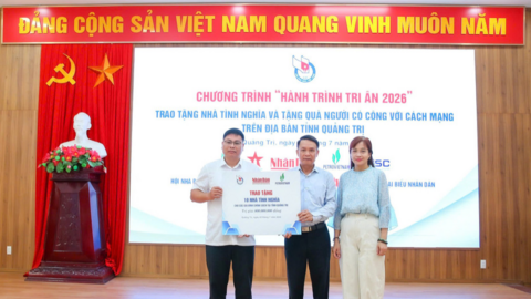 Hội Nhà báo Việt Nam hỗ trợ xây dựng 10 nhà tình nghĩa và trao 200 suất quà an sinh xã hội tại Quảng Trị