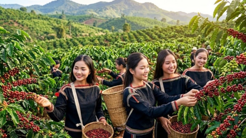 Giá cà phê hôm nay 31.7 giảm mạnh, cao nhất còn 96.800 đồng/kg