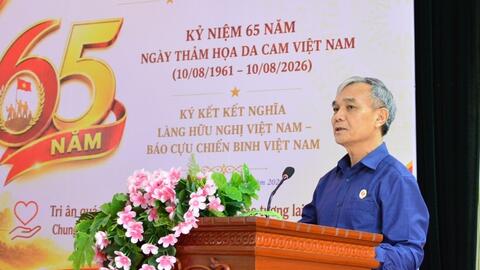 Chung tay chăm sóc nạn nhân chất độc da cam ở Làng Hữu nghị Việt Nam
