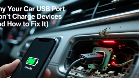 Nguyên nhân và cách xử lý cổng usb ô tô lỗi, hỏng