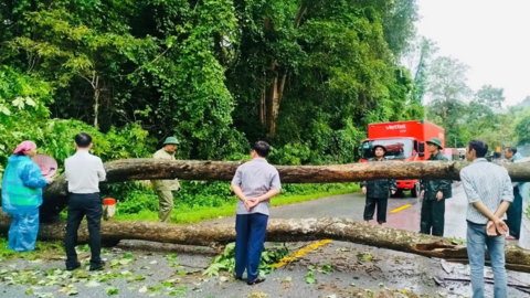 Mưa lớn gây chia cắt nhiều bản làng ở miền núi Nghệ An