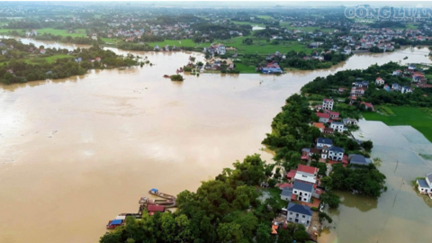 Bắc Ninh: Lũ trên nhiều sông vẫn ở mức cao, cảnh báo ngập vùng trũng thấp