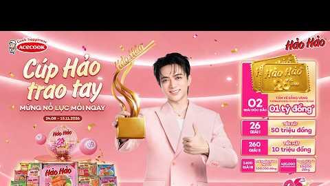 MỪNG SINH NHẬT 26 NĂM: CÚP HẢO TRAO TAY - MỪNG NỖ LỰC MỖI NGÀY