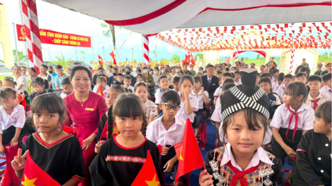 Hơn 3.400 học sinh vùng biên Đắk Lắk khai giảng trong những ngôi trường mới