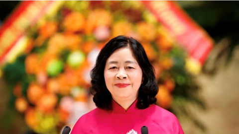 Chủ tịch UBTƯ MTTQ Việt Nam Bùi Thị Minh Hoài gửi điện mừng tới Chủ tịch Chính hiệp toàn quốc Trung Quốc Vương Hộ Ninh