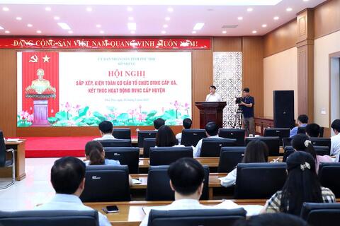 Phú Thọ sẽ kết thúc hoạt động của 13 đơn vị hành chính cấp huyện trước ngày 1/7/2025