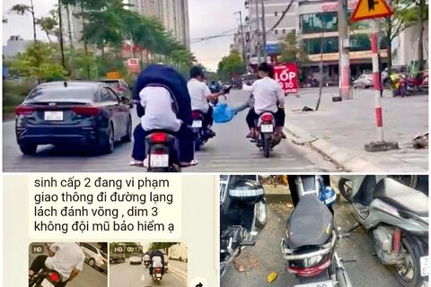 Hà Nội: Tăng cường xử phạt giao thông từ các clip, hình ảnh do người dân cung cấp