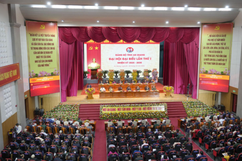 Khai mạc Đại hội đại biểu Đảng bộ tỉnh An Giang lần thứ I, nhiệm kỳ 2025 - 2030