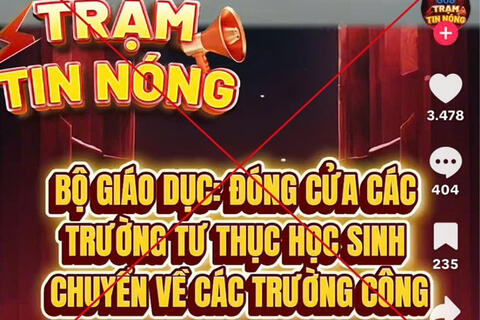 Tin đồn đóng cửa, giải tán các cơ sở giáo dục ngoài công lập là thông tin sai sự thật
