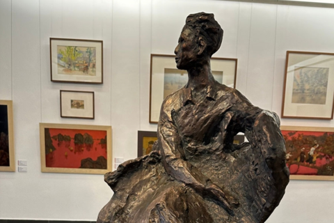 Triển lãm 150 tác phẩm tranh, tượng, phù điêu đặc sắc của mỹ thuật Việt Nam