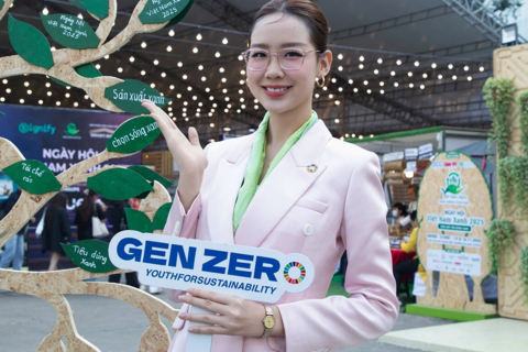 Bảo Ngọc gây ấn tượng với tổ chức Miss World bằng dự án về biến đổi khí hậu