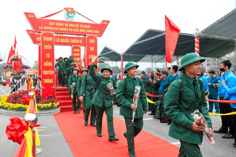 Thành phố Hà Nội tổ chức giao, nhận quân vào ngày 4-3 tại 8 điểm