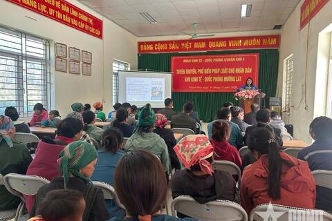 Đưa pháp luật đến với người dân đầu nguồn sông Mã