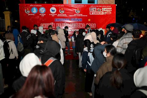 Chuyến xe yêu thương 2026: Hành trình mang Tết ấm đến sinh viên xa quê