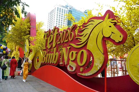 Rộn ràng Tết ở Nhà văn hóa Thanh niên TP Hồ Chí Minh