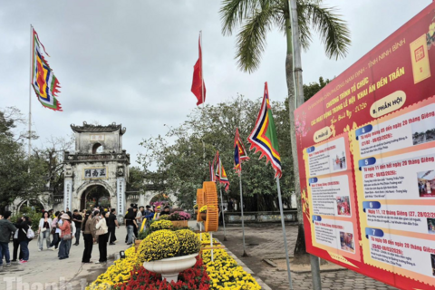 Lễ hội Khai ấn Đền Trần Ninh Bình diễn ra trong 6 ngày