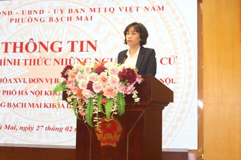 Trước 8-3, Bạch Mai hoàn thành in thẻ cử tri để phát đến từng cử tri