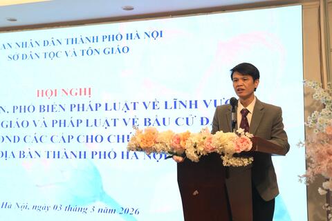 Hà Nội phổ biến pháp luật về bầu cử cho chức việc các xứ, họ đạo