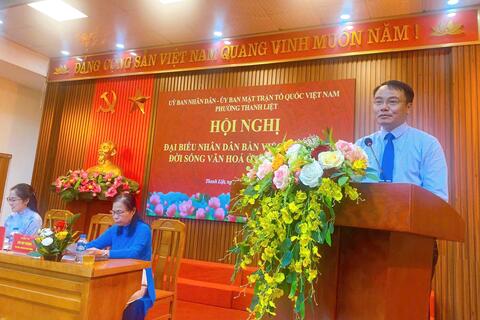 Thanh Liệt: Nâng cao chất lượng đời sống văn hóa cơ sở