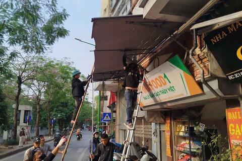 Phường Tương Mai giải bài toán “điểm nghẽn” trật tự đô thị