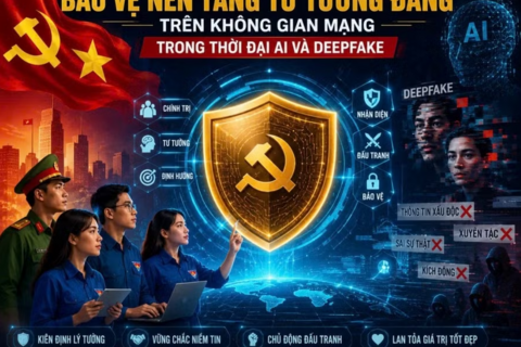 Bảo vệ nền tảng tư tưởng Đảng trên không gian mạng trong thời đại AI và Deepfake