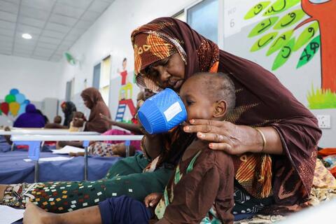 Tình trạng trẻ em suy dinh dưỡng ở Somalia thêm trầm trọng