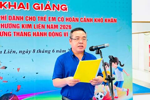 Khai giảng các lớp thể thao miễn phí cho trẻ em có hoàn cảnh khó khăn