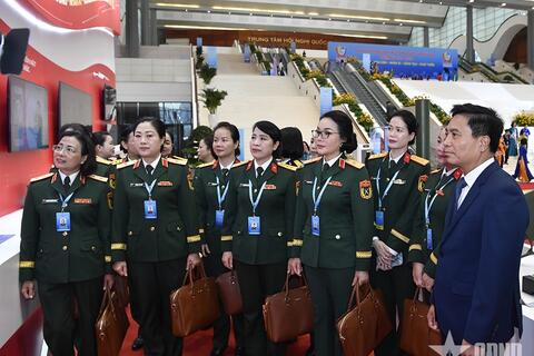 Đại hội đại biểu Phụ nữ toàn quốc lần thứ XIV: Tỏa sáng hình ảnh nữ quân nhân Việt Nam