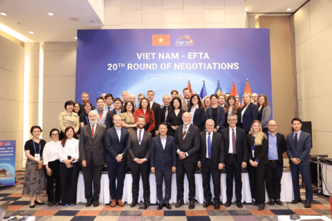 Kết thúc đàm phán Hiệp định thương mại tự do Việt Nam và EFTA