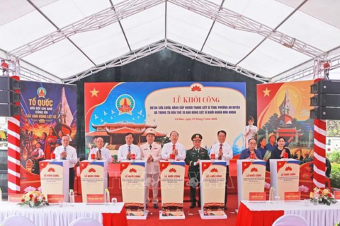 Nâng cấp, trùng tu Nghĩa trang liệt sĩ tỉnh Cà Mau và Đền thờ 10 Anh hùng liệt sĩ khởi nghĩa Hòn Khoai