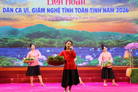 Hà Tĩnh khai mạc Liên hoan Dân ca Ví, Giặm năm 2026
