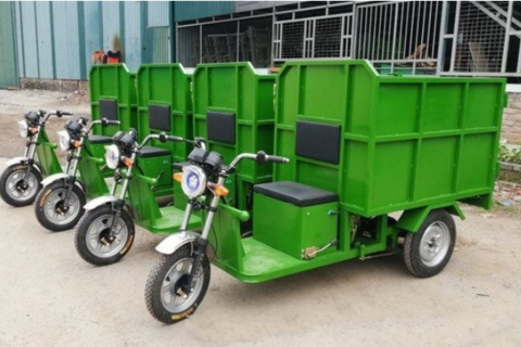 Nghiên cứu thí điểm xe ba bánh chạy điện tại một số thành phố lớn trong 3 năm