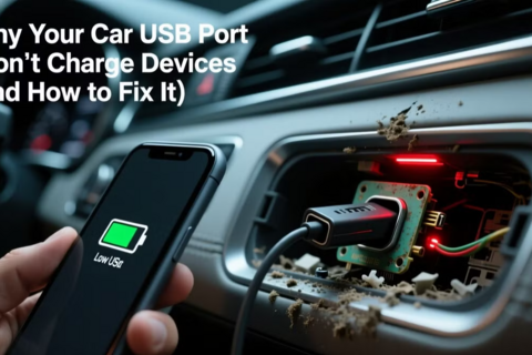 Nguyên nhân và cách xử lý cổng usb ô tô lỗi, hỏng